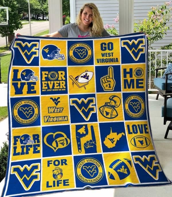 West Virginia Mountaineers 1 Blanket 1 West Virginia Mountaineers 1 Blanket