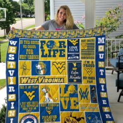 West Virginia Mountaineers 2 Blanket