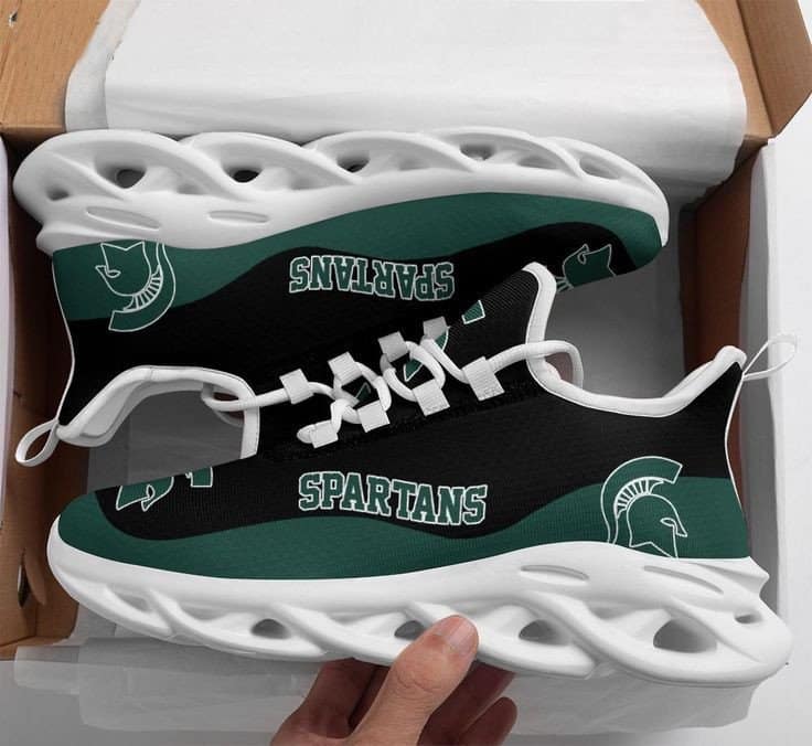 Michigan State Spartans Max Soul Shoes 1 Michigan State Spartans Max Soul Shoes