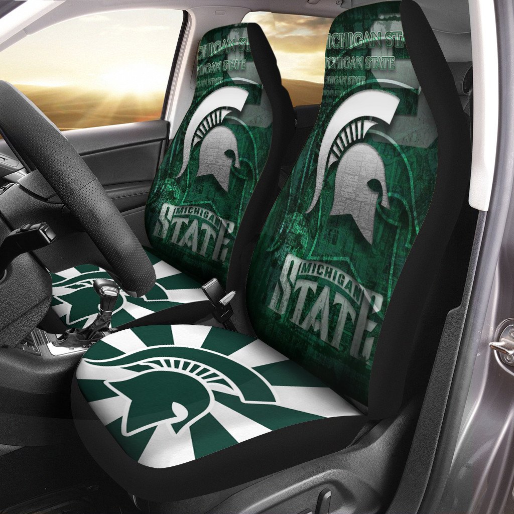 Michigan State Spartans Lover Seat Covers 1 Michigan State Spartans Lover Seat Covers