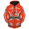 Cleveland Browns 1 Hoodie Zip Hoodie 3D