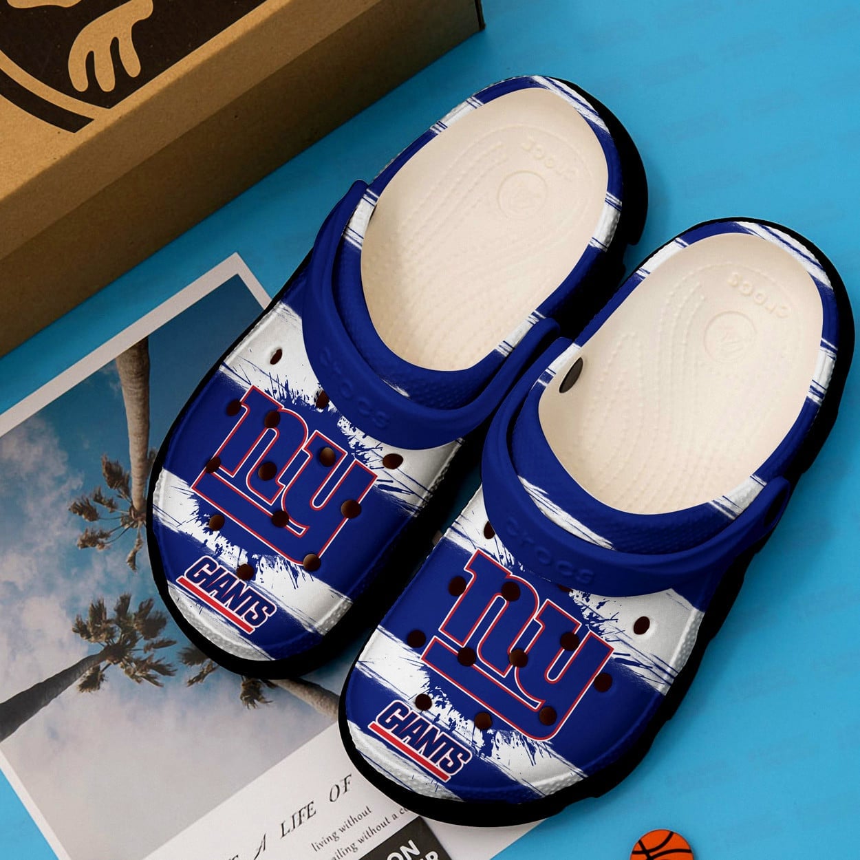 New York Giants Soft Clogs 1 New York Giants Soft Clogs