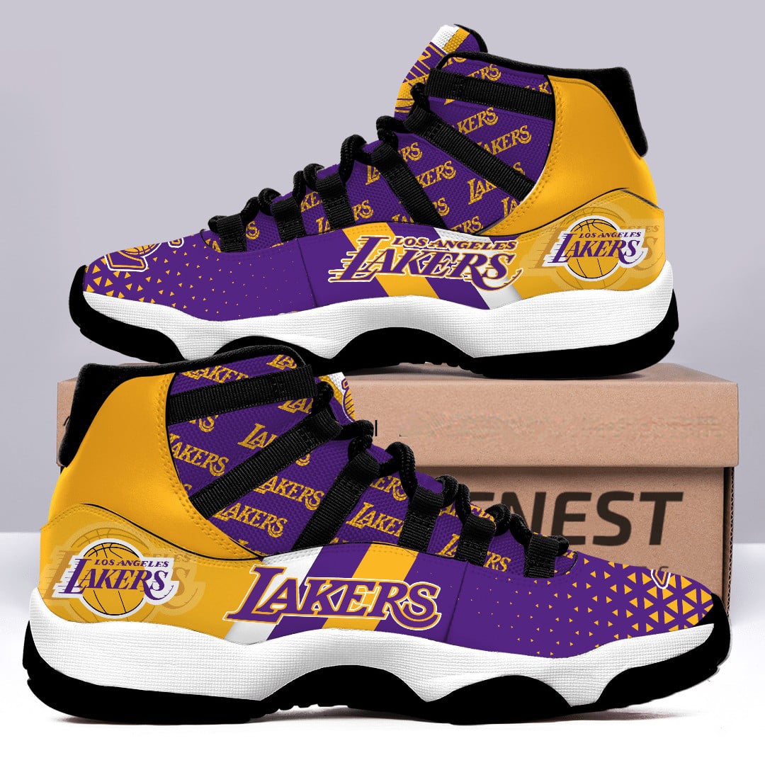 Los Angeles Lakers Jordan 11 1 Los Angeles Lakers Jordan 11