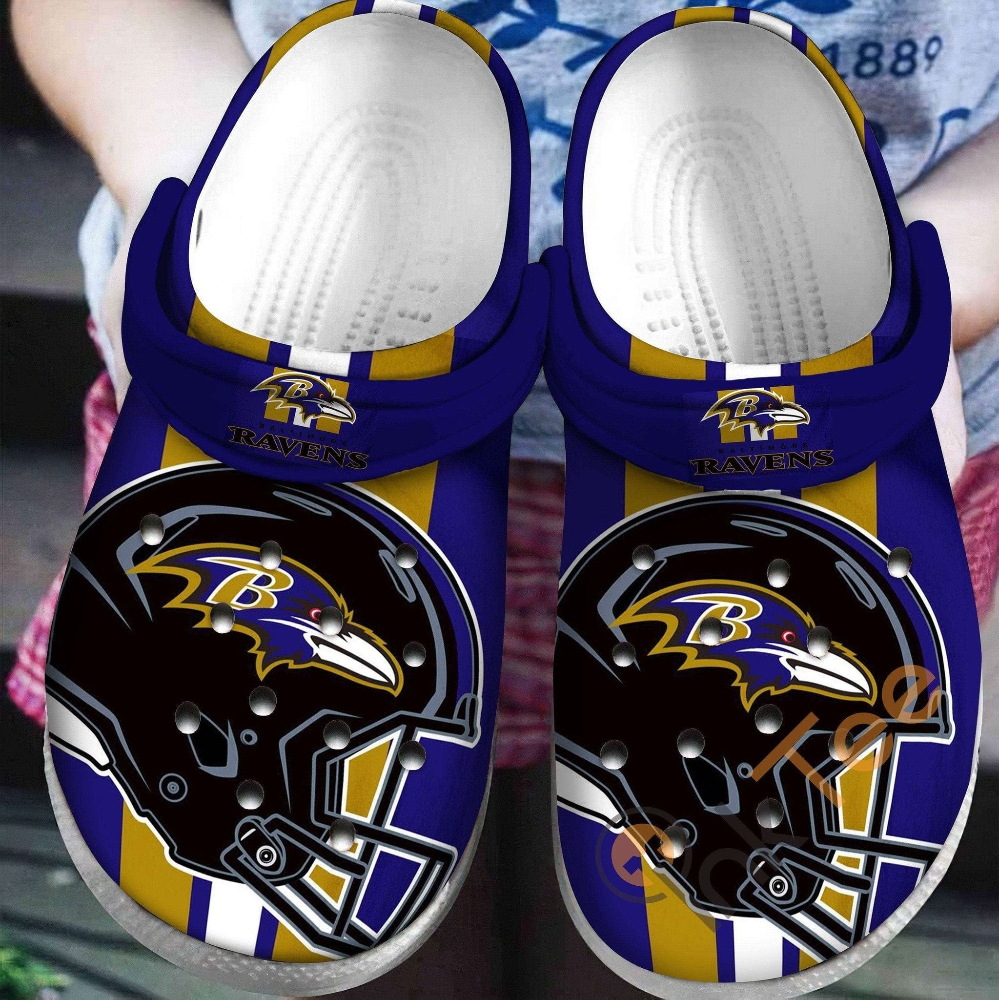 Baltimore Ravens Soft Clogs 1 Baltimore Ravens Soft Clogs