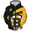 Boston Bruins Hoodie Zip Hoodie 3D