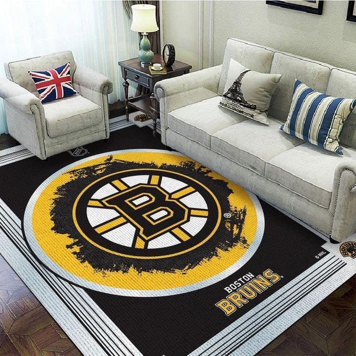 Boston Bruins 1 Area Rug 1 Boston Bruins 1 Area Rug
