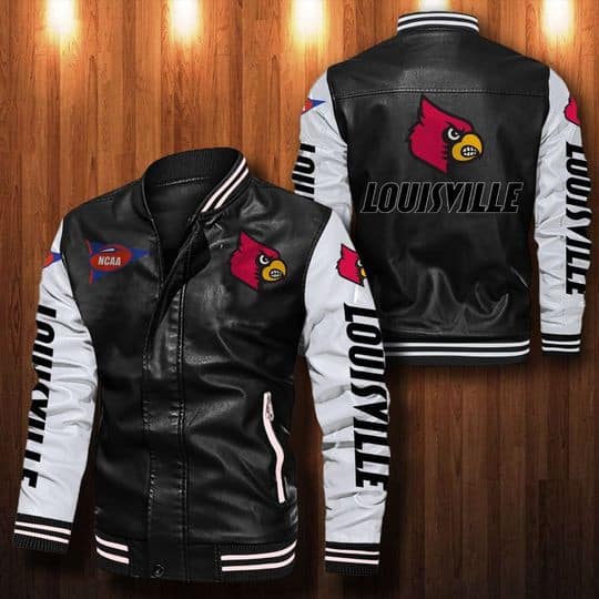 Louisville Cardinals Leather Baseball Jacket 1 Louisville Cardinals Leather Baseball Jacket