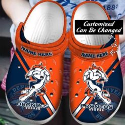 Denver Broncos 1 Soft Clogs