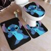 Stitch , Bath Mat Set Bathroom Shower Curtain