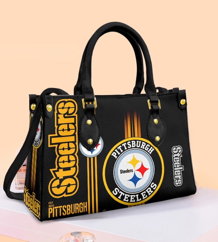 Pittsburgh Steelers Leather Handbag 1 Pittsburgh Steelers Leather Handbag