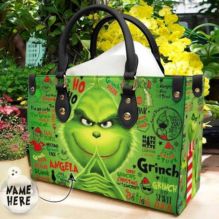 The Grinch Leather Handbag 1 The Grinch Leather Handbag