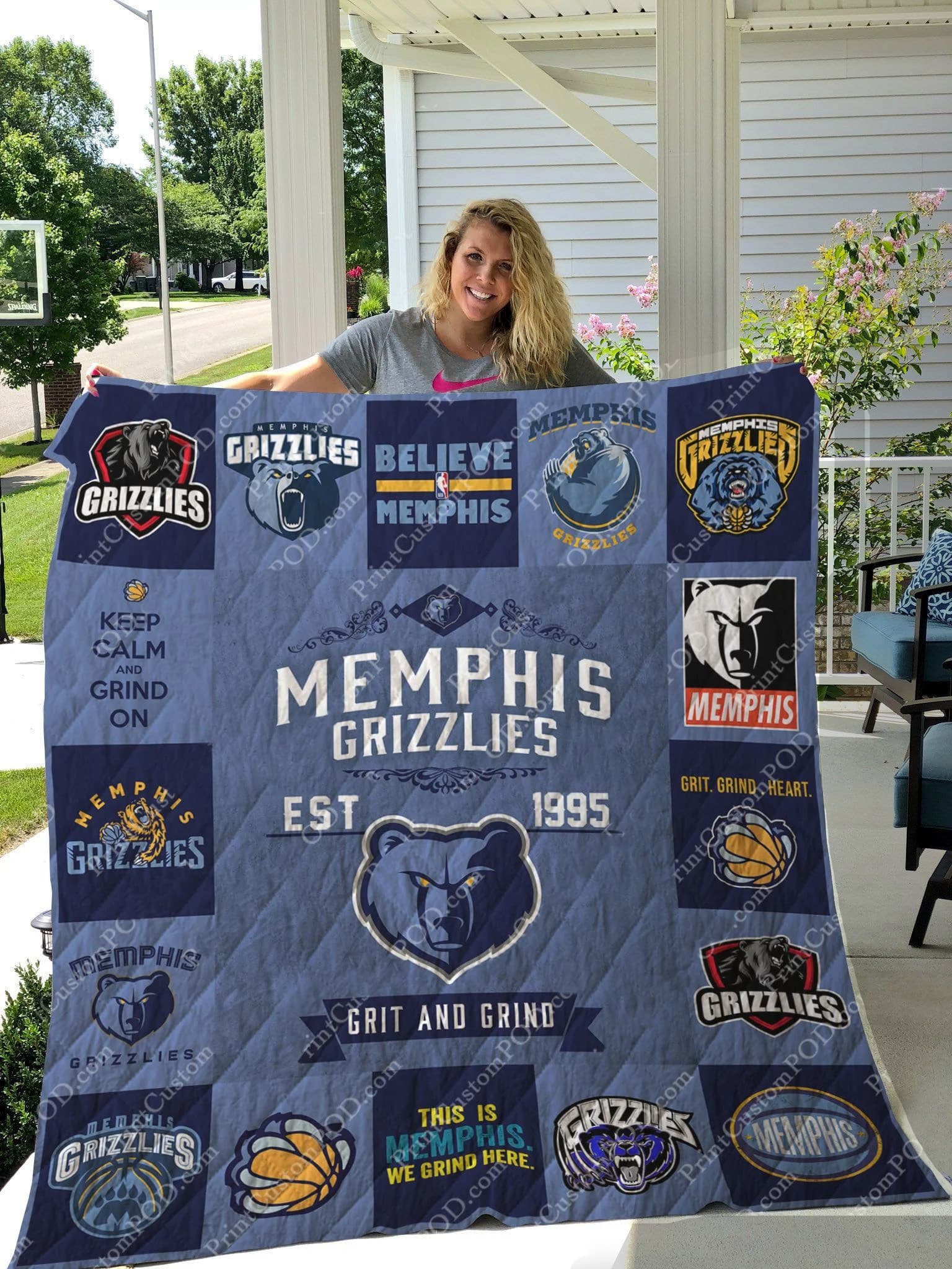 Memphis Grizzlies Blanket 1 Memphis Grizzlies Blanket
