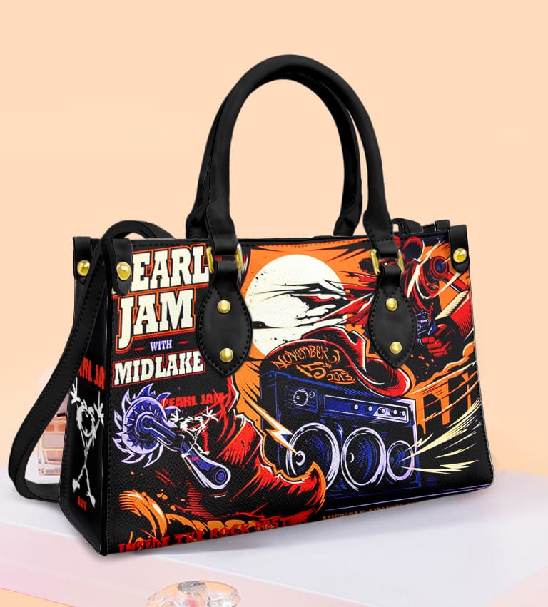 Pearl Jam Leather Handbag 1 Pearl Jam Leather Handbag