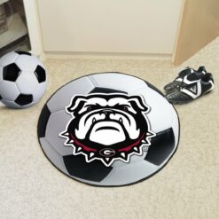 Georgia Bulldogs Round Area Rug