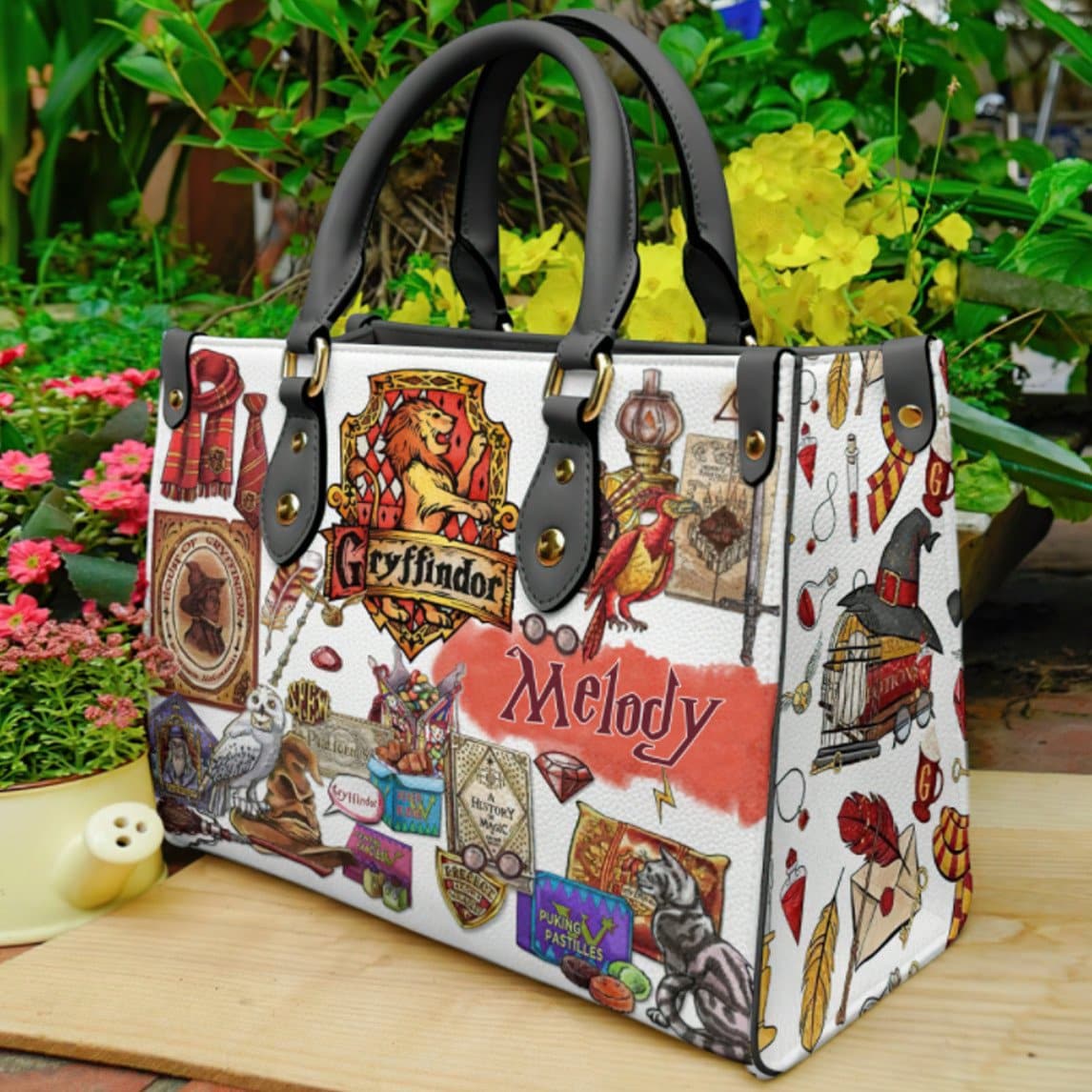 Harry Potter Gryffindor Leather Handbag 1 Harry Potter Gryffindor Leather Handbag