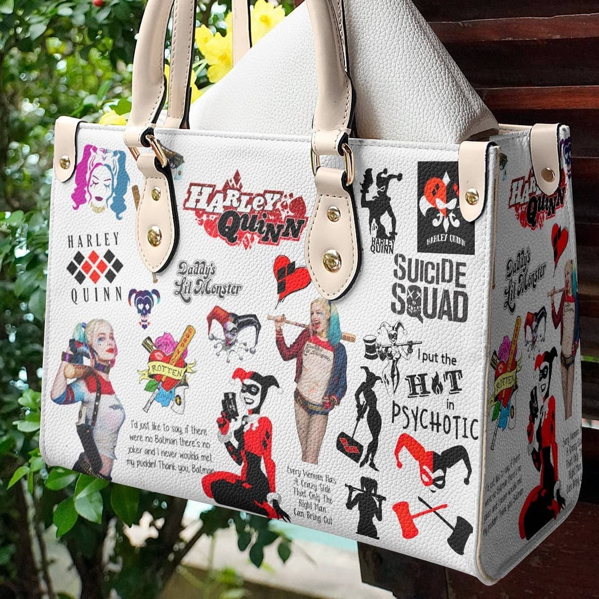 Harley Quinn 1 Leather Handbag 1 Harley Quinn 1 Leather Handbag