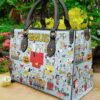 Snoopy 3 Leather Handbag