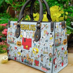 Snoopy 3 Leather Handbag