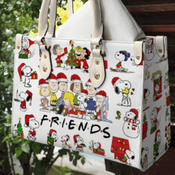 Snoopy Merry Christmas Leather Handbag