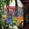 Harry Potter Books Leather Handbag