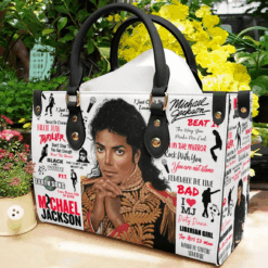 Michael Jackson Lover Leather Handbag