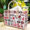 Georgia Bulldogs Leather Handbag