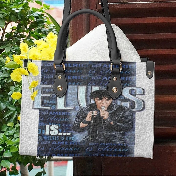 Elvis Presley 2v Leather Handbag 1 Elvis Presley 2v Leather Handbag