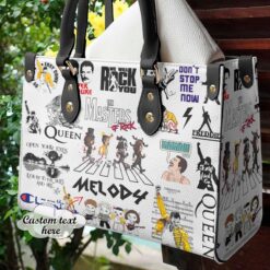 Freddie Mercury Queen Leather Handbag