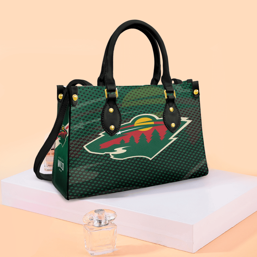 Minnesota Wild 1 Leather Handbag 1 Minnesota Wild 1 Leather Handbag