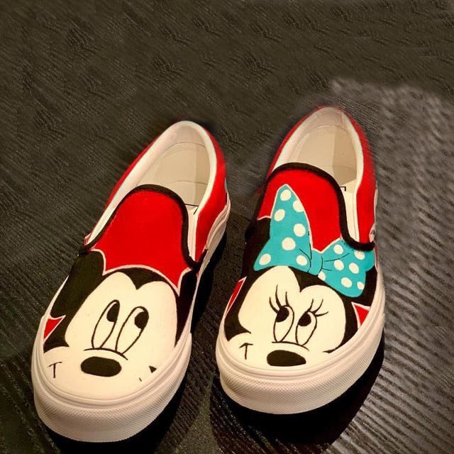 Mickey Mouse Disney Funny 1 Slip On Shoes 1 Mickey Mouse Disney Funny 1 Slip On Shoes