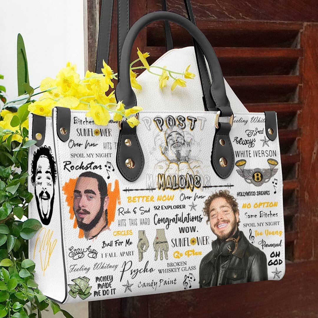 Post Malone Lover Leather Handbag 1 Post Malone Lover Leather Handbag
