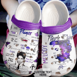 Prince Purple Lover 001 Soft Clogs