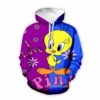 Tweety Bird Hoodie Zip Hoodie 3D