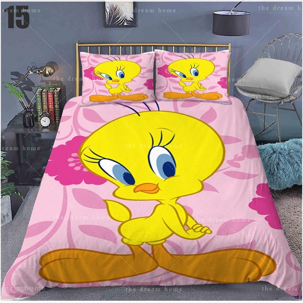 Tweety Bird Funny Bedding Set 1 Tweety Bird Funny Bedding Set