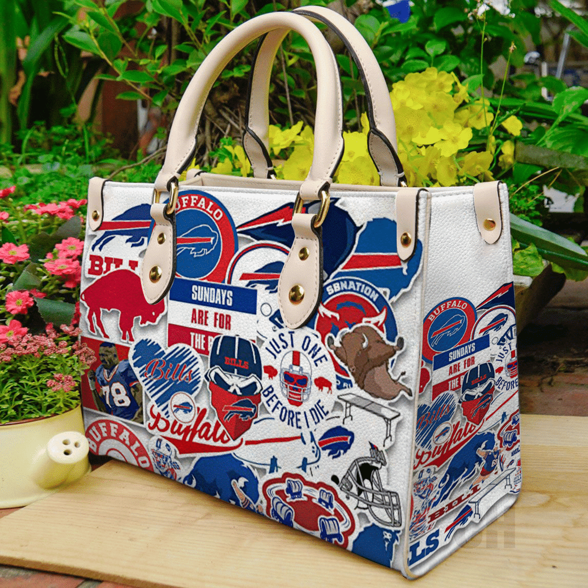 Buffalo Bills Lover Leather Handbag 1 Buffalo Bills Lover Leather Handbag