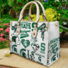 Michigan State Spartans Leather Handbag