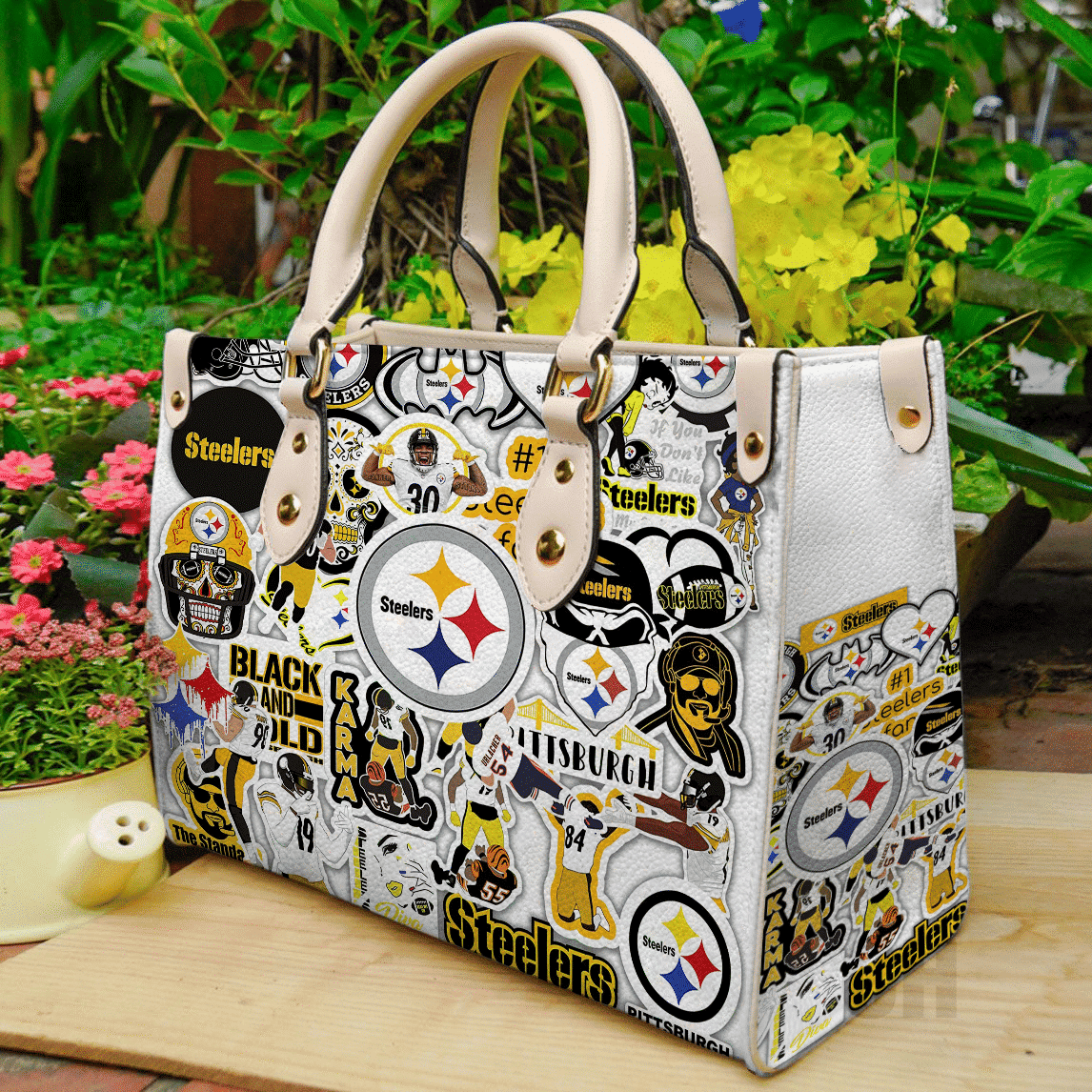 Pittsburgh Steelers Lover Leather Handbag 1 Pittsburgh Steelers Lover Leather Handbag