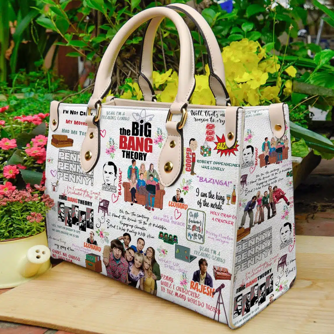 The Big Bang Theory Leather Handbag 1 The Big Bang Theory Leather Handbag