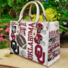 Oklahoma Sooners Leather Handbag