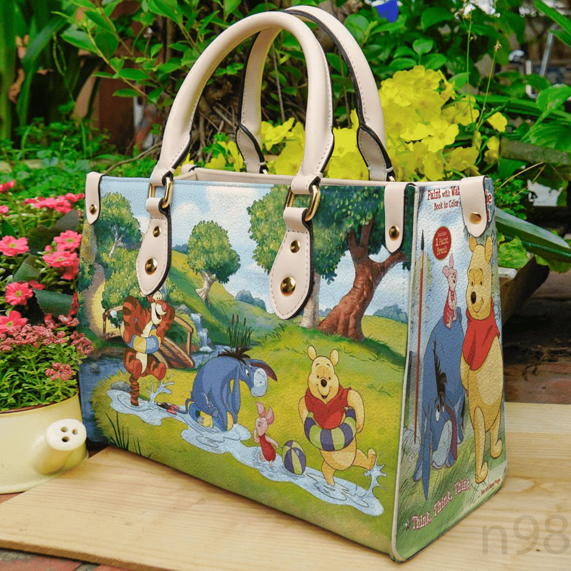 Winnie The Pooh001 Leather Handbag 1 Winnie The Pooh001 Leather Handbag
