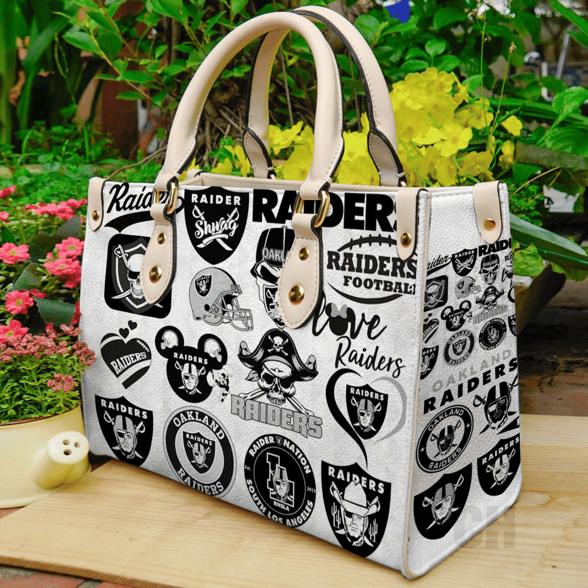 Las Vegas Raiders Leather Handbag 1 Las Vegas Raiders Leather Handbag