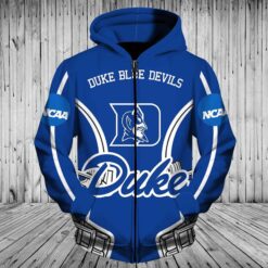 Duke Blue Devils 1 Hoodie Zip Hoodie 3D