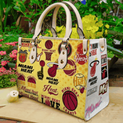 Miami Heat Leather Handbag