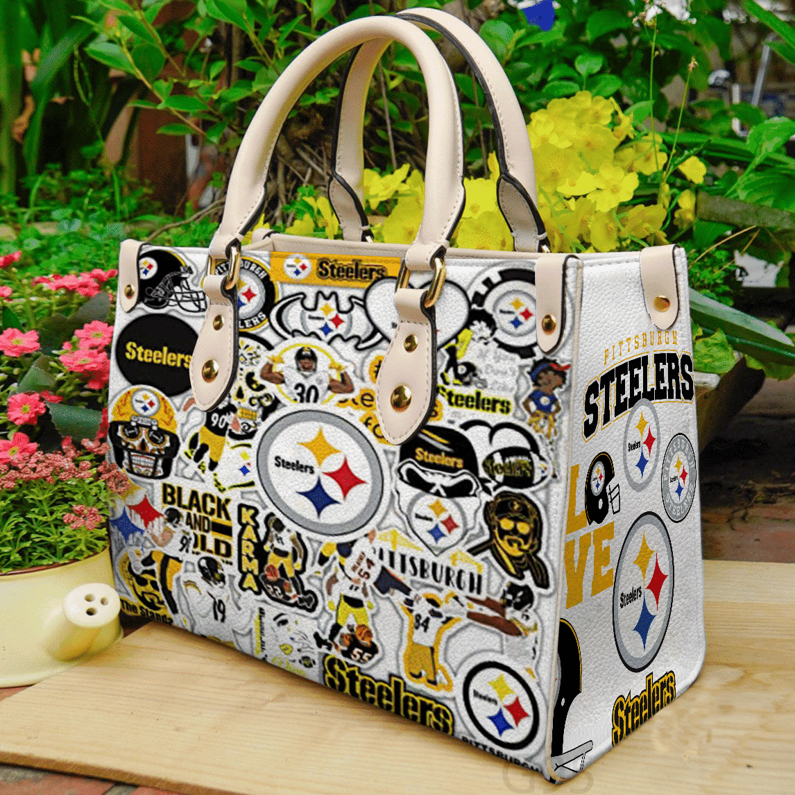 Pittsburgh Steelers 2 Leather Handbag 1 Pittsburgh Steelers 2 Leather Handbag