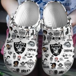 Las Vegas Raiders 1 Soft Clogs