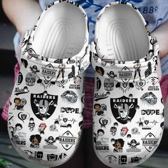 Las Vegas Raiders 1 Soft Clogs 1 Las Vegas Raiders 1 Soft Clogs