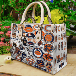 Chicago Bears Leather Handbag