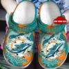 Miami Dolphins 3 Soft Clogs