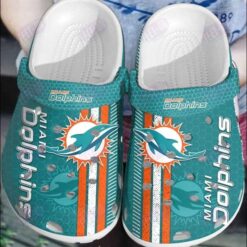 Miami Dolphins 6 Soft Clogs
