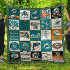 Miami Dolphins 3 Blanket